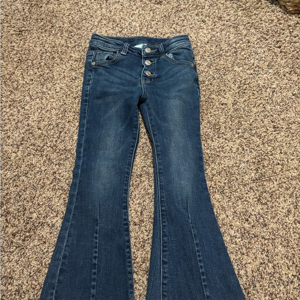 Kids Blue Flared Jeans